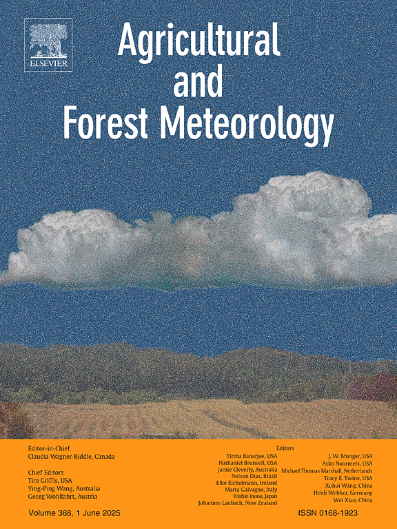Agricultural and Forest Meteorology Agricultural and Forest Meteorology